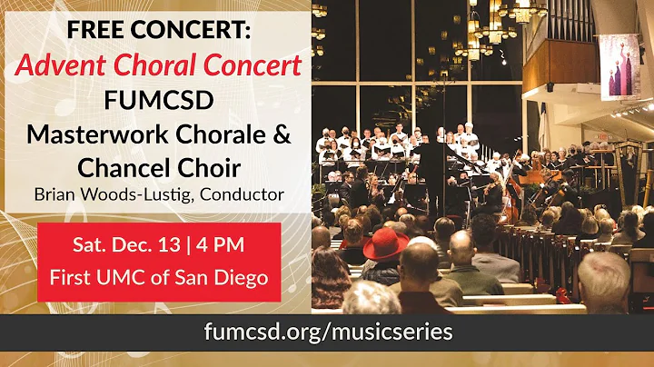 2025-26 Music Series: Advent Choral Concert 4 PM