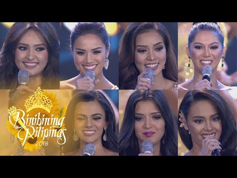 Binibining Pilipinas 2018: Top 8-15 Question & Answer Portion