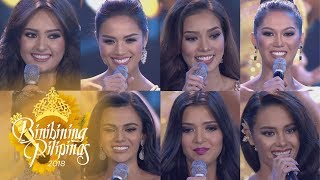 Binibining Pilipinas 2018: Top 8-15 Question & Answer Portion