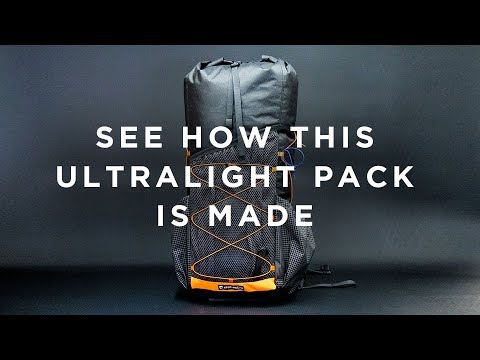 See how an Atom+ is made - How to make an ultralight backpack