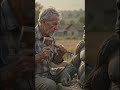 Old Villager Carves a Life-Size Bear Holding a Baby Donkey!