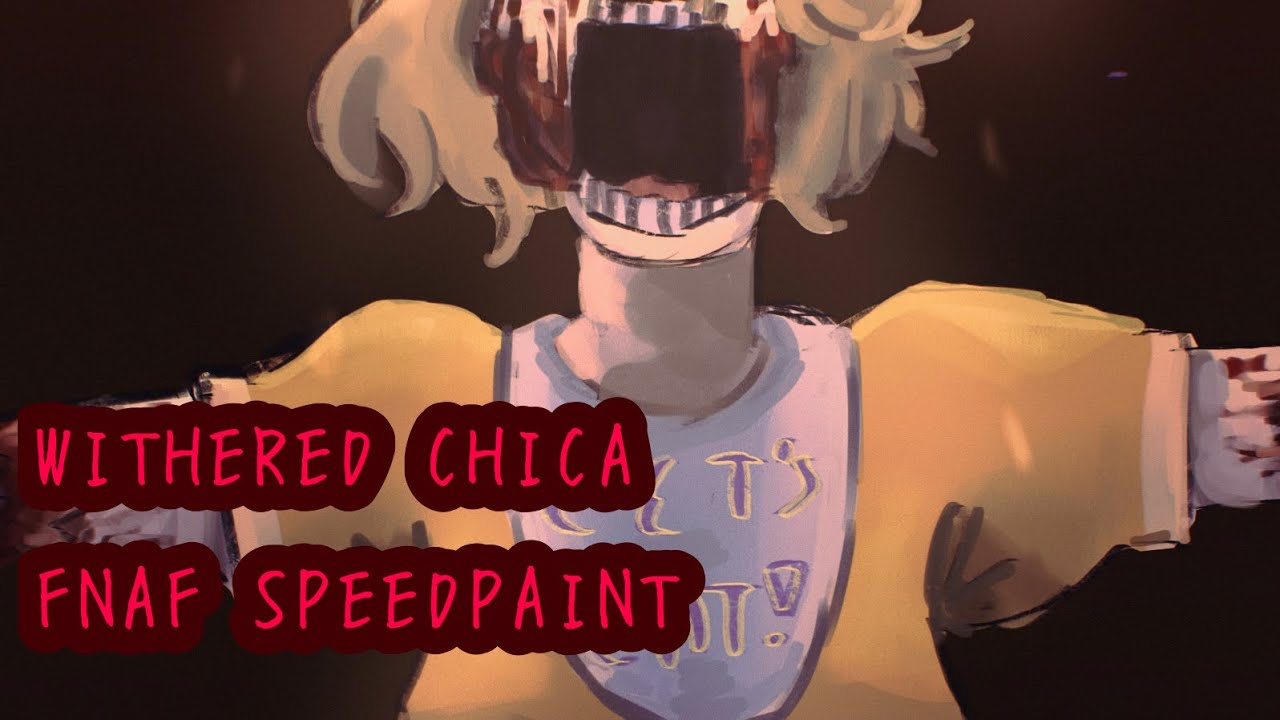 SPEEDPAINT!][GORE][FNAF]-Human! Withered Chica 