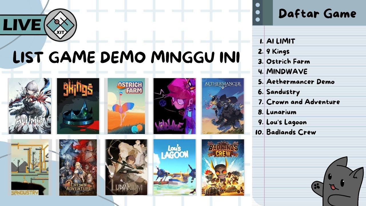 2 ATAU 3 GAME DULU BISA LAH | LIVE GAME DEMO [INDONESIA] - YouTube