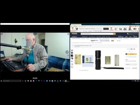 Review of a 12 LED Ultraviolet Flashlight - YouTube