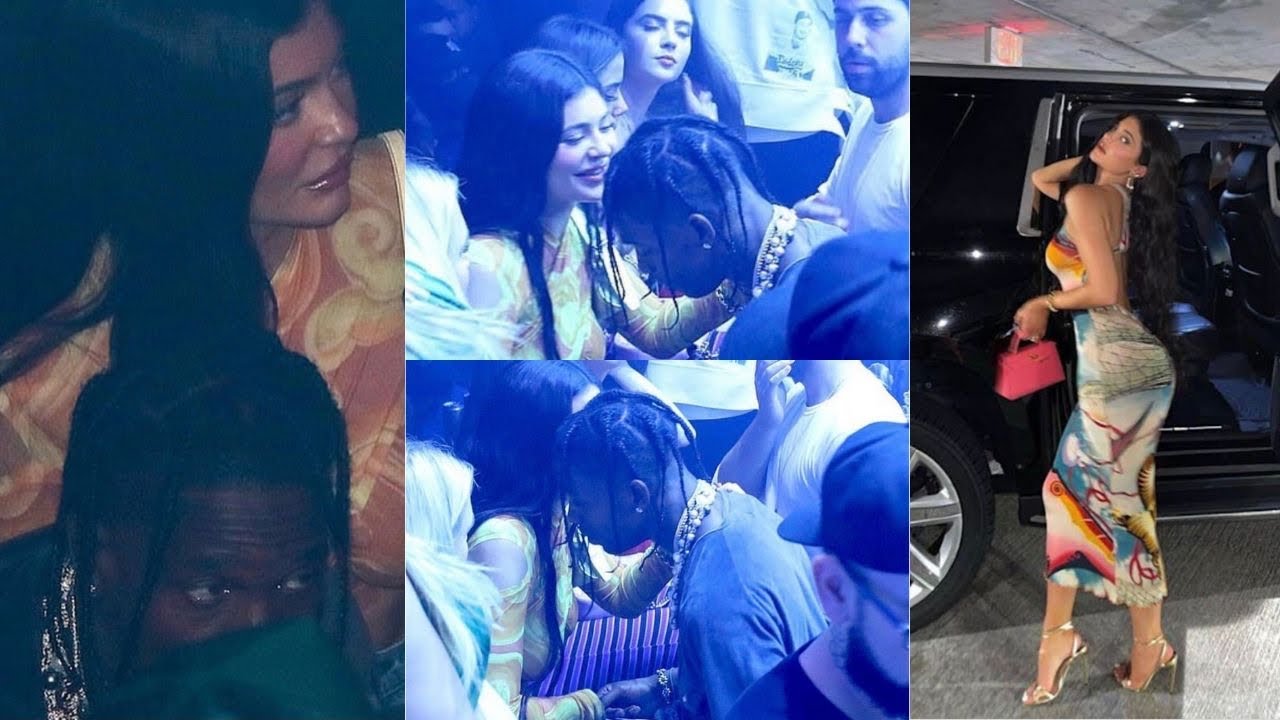 Kylie Jenner at Travis Scott’s birthday appearance at livimiami.... prt 2