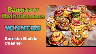 Winners of Bangaaru Bathukamma