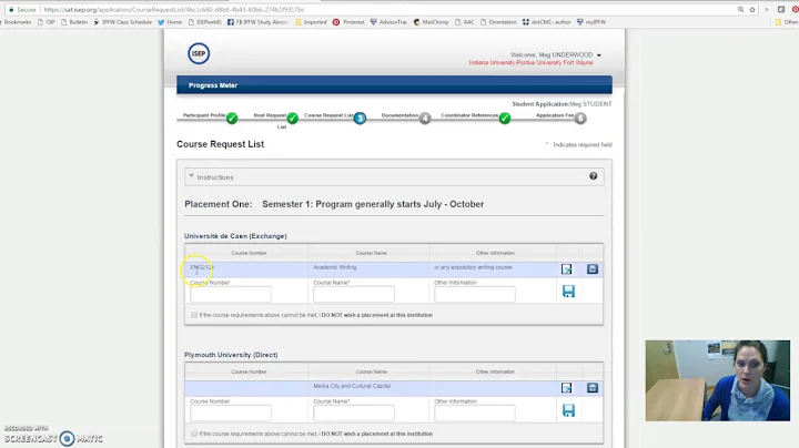 IPFW Study Abroad process: ISEP Application