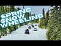 Spring snow wheeling 2023 part 2 offroad snowwheeling jeep