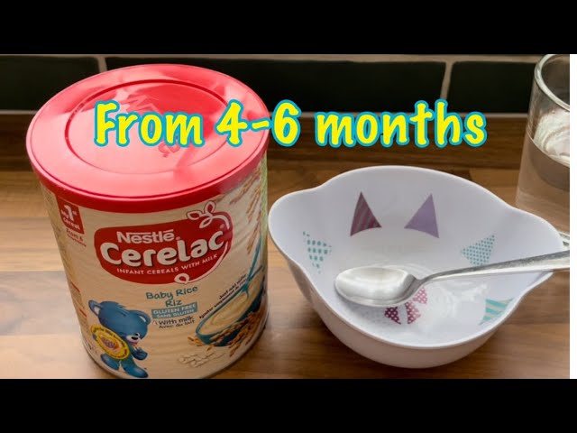 Review : How to make BABY RICE - Nestle CERELAC infant cereals