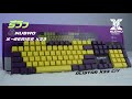 คีย์บอร์ด Mechanical Full Size ไฟ mini RGB Nubwo X 33 ALISTAR รุ่นนี้เลย ⌨🌈