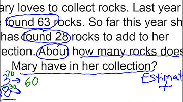 Estimating in word problems video