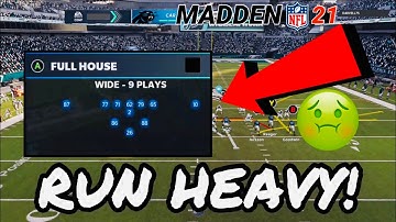 MADDEN 21 THIS RUN HEAVY PLAYBOOK IS THE BEST MY OFFENSE HAD OVER 500 YARDS COMBINED | TMQ #170