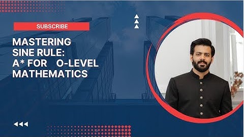 Sine Rule O levels 4024 IGCSE 0580