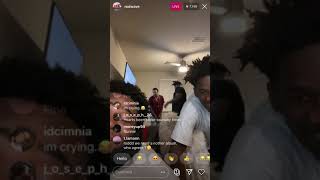 ROD WAVE WITH HIS GOONS ON INSTAGRAM LIVE!!