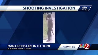 Police search for suspect after multiple shots fired into Orange County home