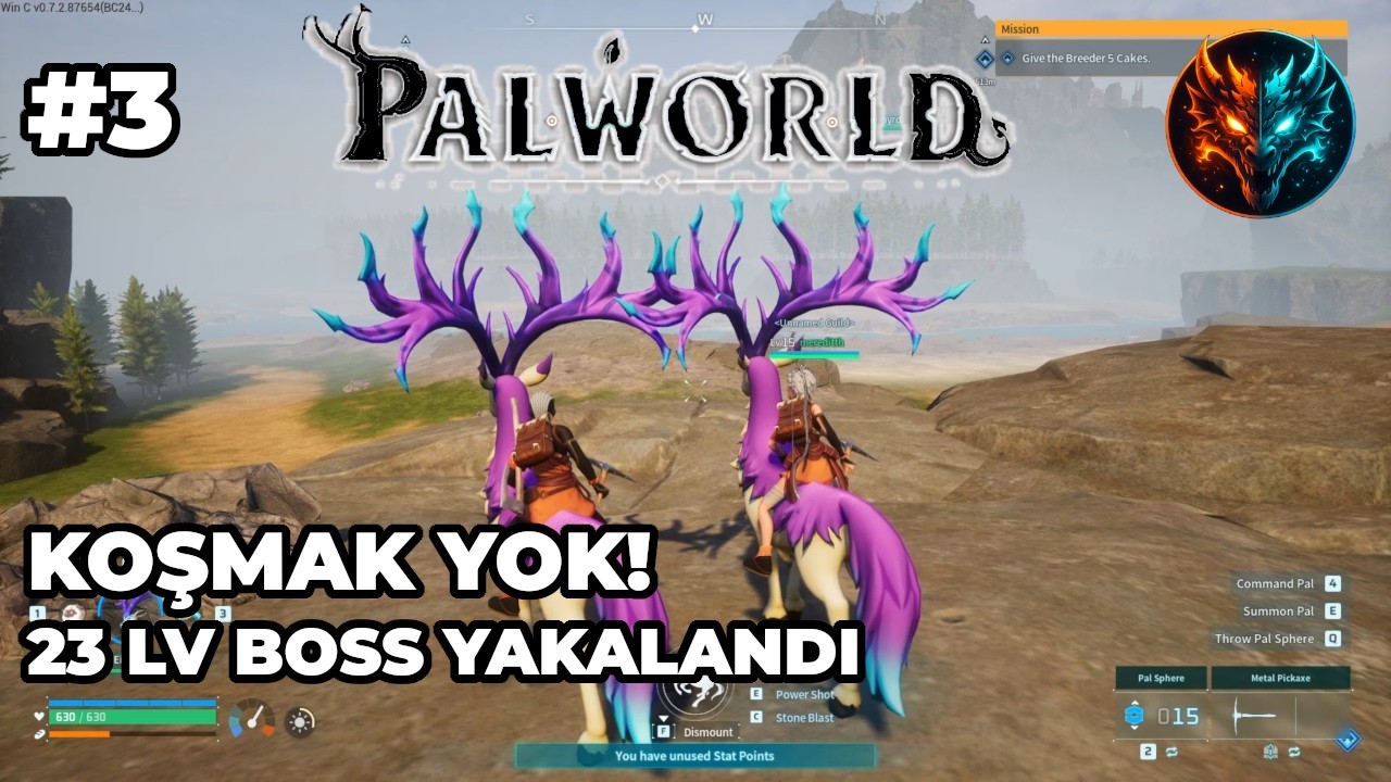 Koşmaya Son! Geyikle Geziyoruz 🦌 | Palworld #3