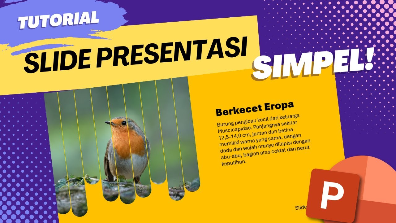 Tutorial MUDAH Desain Slide Presentasi Menarik - YouTube