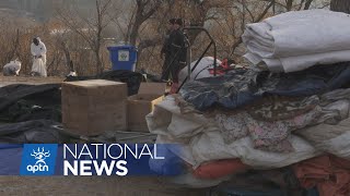 Edmonton police clear homeless camps after judge’s ruling | APTN News