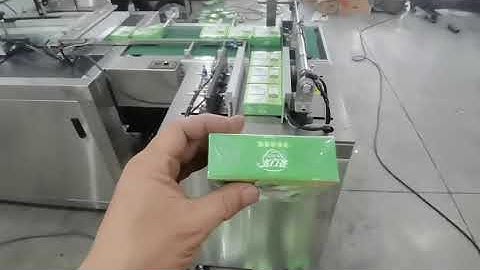Automatic perfume box cellophane wrapping machine, cellophane box packing machine