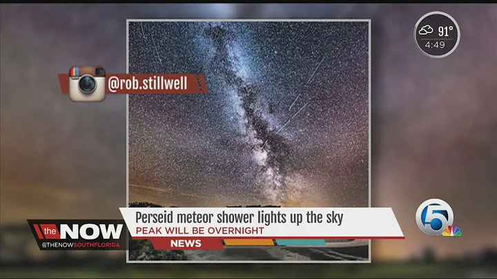 Perseid Meteor Shower Peaks Tonight