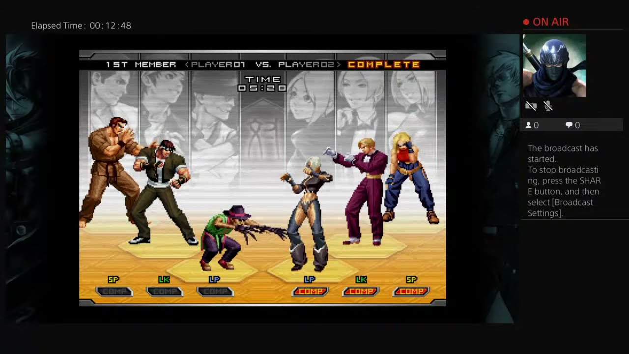 King of Fighters 2002 UM (My First Online Gameplay)