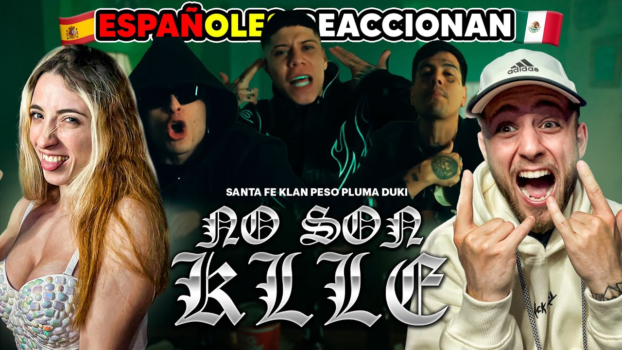 ESPAÑOLES REACCIONAN a NO SON KLLE de SANTA FE KLAN, PESO PLUMA y DUKI *BRUTAL*