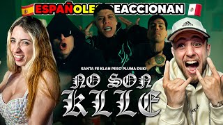 ESPAÑOLES REACCIONAN a NO SON KLLE de SANTA FE KLAN, PESO PLUMA y DUKI *BRUTAL*