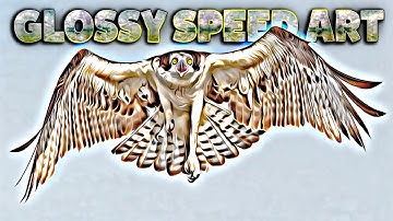 Glossy Speed Art Effect in Adobe Photoshop CC 2019 ( Tutorial )