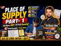 CA | CS | CMA Inter GST || Place of Supply Part-1 | By CA Shavez Alam for Sept. 2026/ Jan 2027 Exam