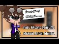 Past Aftons React To Micheal Afton Memes || +Drama || Credits in the desc ||