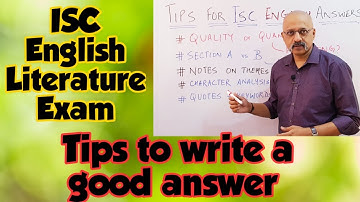Target : 95% plus in ISC English Literature Exam | How to write a high-scoring answer