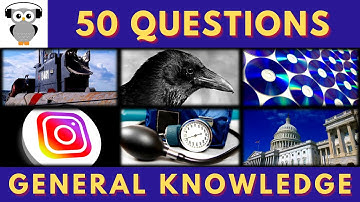 General Knowledge Quiz Trivia #74 | U-Boat, Crow, Compact Disc, Celebrity Instagram, Capitol Hill