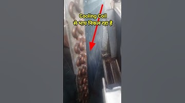 window AC cooling coil snowfall, window ac leakage test with nitrogen #windowac #nitrogen #acrepair