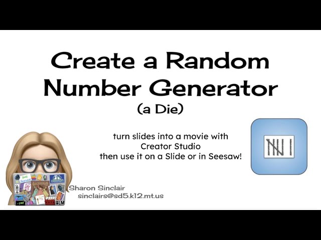 Create a Random Number Generator with Slides - YouTube