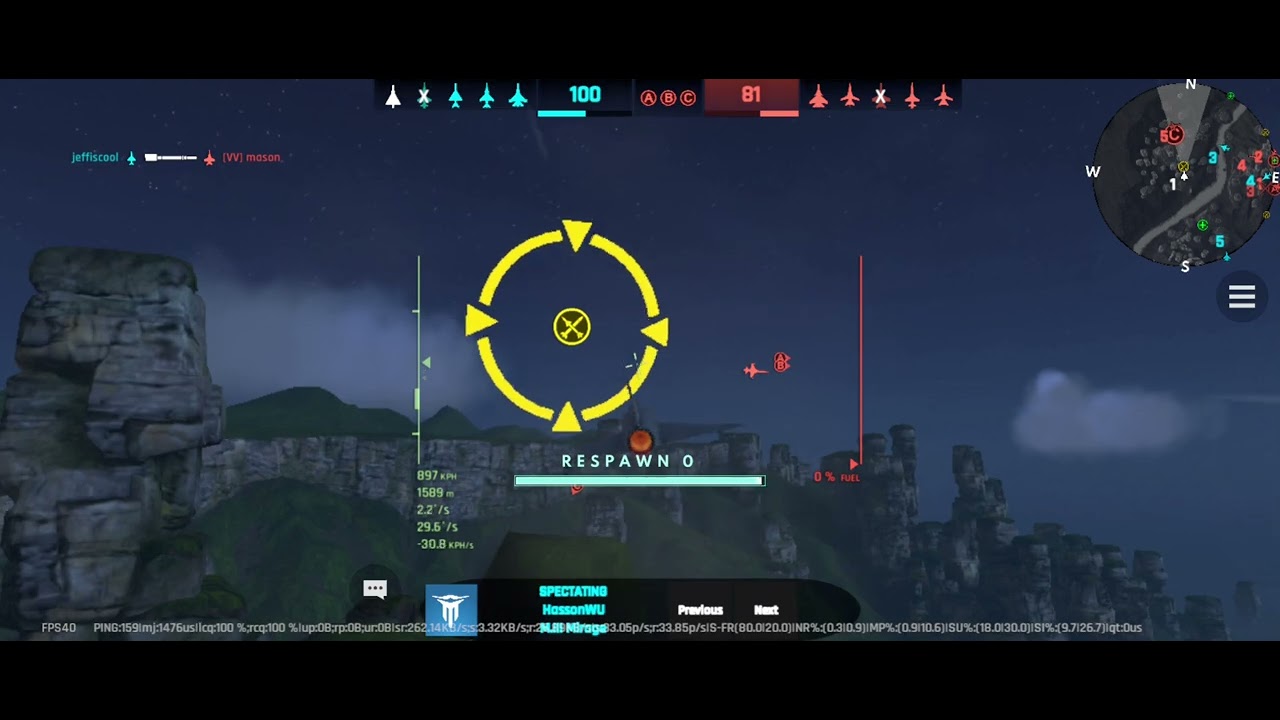 GR3 Jaguar Night Intercept! 840+ Score on Stone Forest Night (Air Superiority)