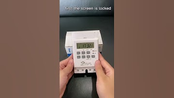 Video 3: How to unlock the time switch?