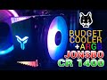 Jonsbo cr 1400 budget argb cooler unboxing and am4 installation