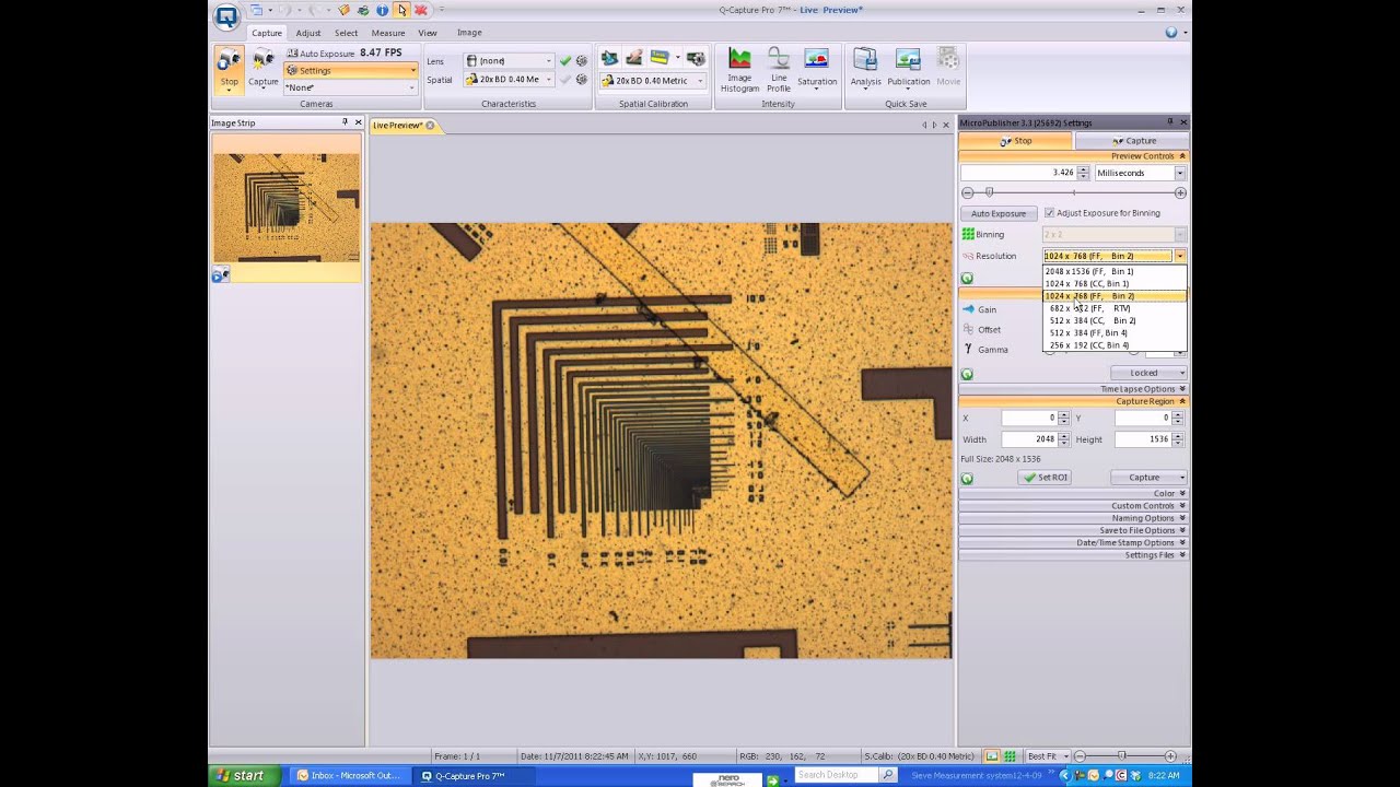 How to open Qcapture pro 7 and save images YouTube