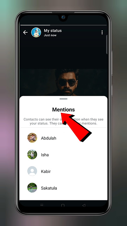 How To Mention Someone On WhatsApp Status | WhatsApp Status Mein Mention #techfrack
