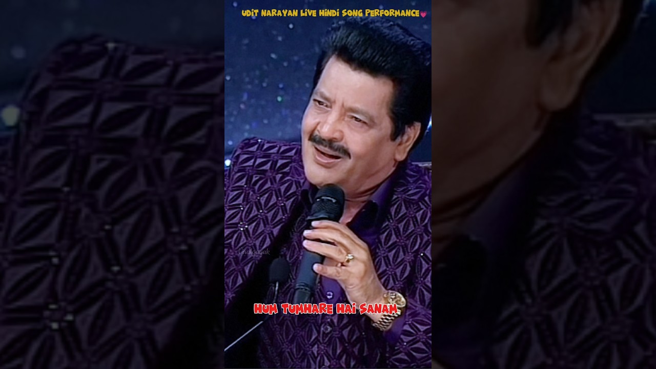 Taro Ka Chamakta || Hum Tumhare Hai Sanam || Udit Narayan Superhit Live Song #shorts #uditnarayan