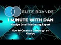 How to Create a Campaign on Klaviyo