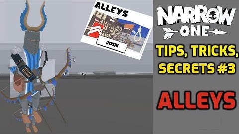 Narrow One Tips, Tricks, Secrets #3 - Alleys Map