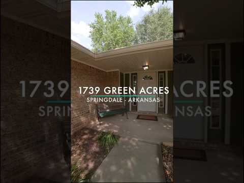 1739 Green Acres Cir, Springdale, AR home video tour