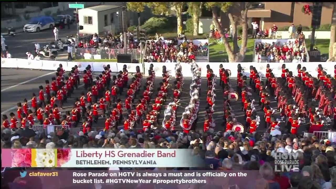 HGTV - Liberty High School Marching Band at the 2014 Rose Bowl Parade