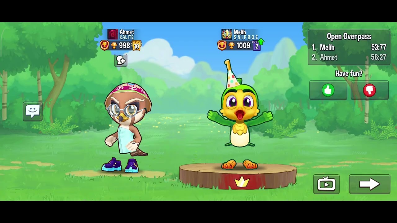 Fun Run 4 - Duel mode 1v1 + purple sawshot