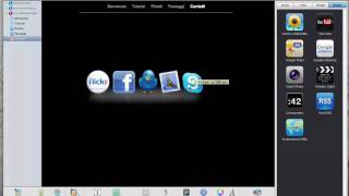 iWeb: Link Mail, Widget Google Maps