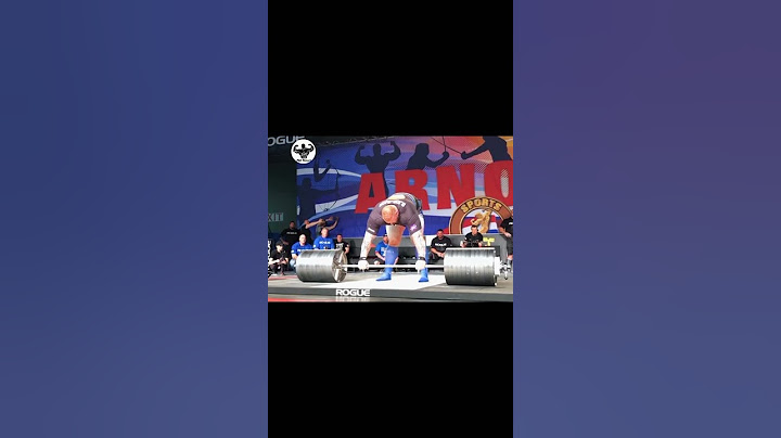 Tentativa deadlift recorde mundial 501 kg por Hafthor Bjornsson em 2019 💪🏻🏋🏼‍♂️