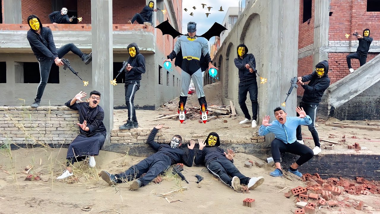 باتمان🦇قضى على العصابه وأنقذنا منهم⚡️لكن الزعيم هينقم من باتمان بالخاتم السحري😱(الخاتم السحري ٨🔥)