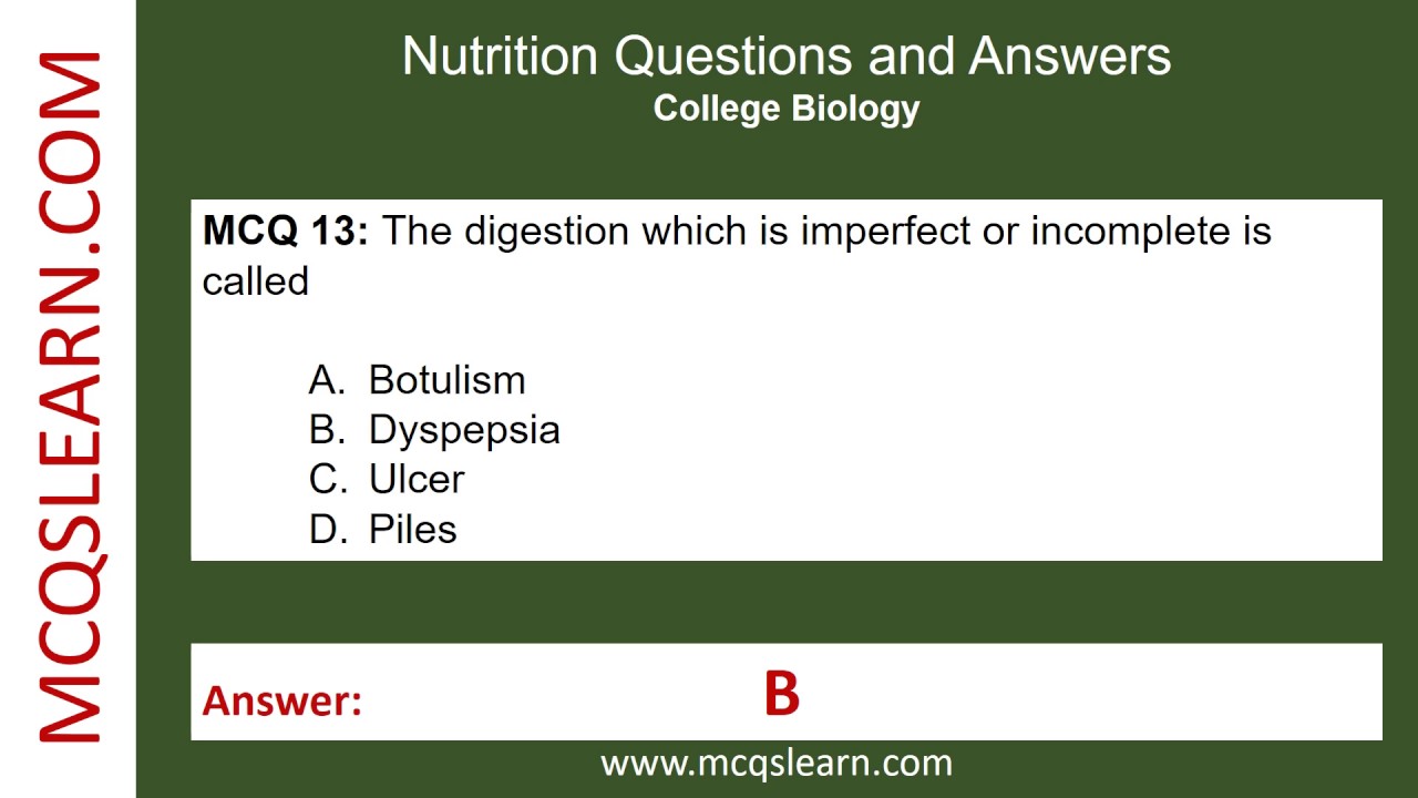 Basic Nutrition Quiz And Answers – Runners High Nutrition