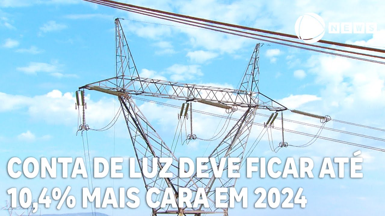 Conta de luz deve subir até 10,4% no próximo ano